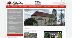 Desktop Screenshot of cejkovice.cz